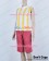 One Piece Cosplay Tony Tony Chopper Yellow Stripes Vest Costume