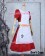 Alice Madness Returns Cosplay Alice Costume Red White Dress