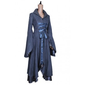 The Lord of the Rings Costume Arwen Coat Grey Dress