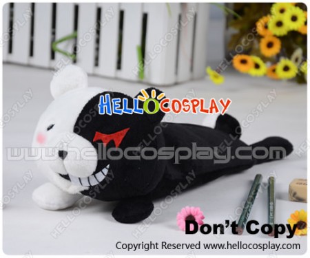 Danganronpa Dangan Ronpa Cosplay Black White Bear Schoolmaster Pencil Bag Type B