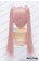 Wig Lolita Cosplay Straight Long Clip On Double Ponytails Water Pink