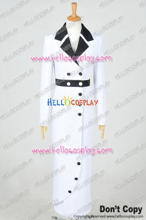 Titanic Rose DeWitt Bukater Cosplay Costume White Maiden Dress Coat