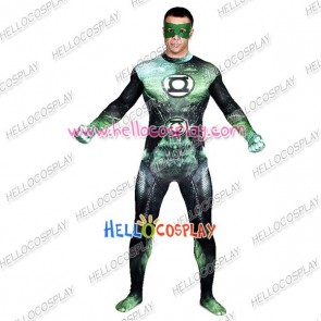 Green Lantern Hal Jordan Cosplay Costume Jumpsuit