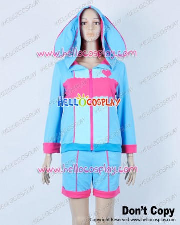 Karneval Cosplay Nai Muhinyi Costume Moe Rabbit Ear Jacket Hoodie