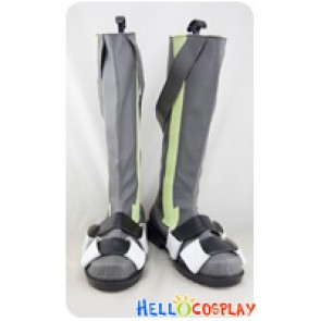 Kagerou Project Cosplay Konoha Grey Boots Light Green Stripe