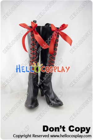 Touhou Project Cosplay Hina Kagiyama Red Ribbon Boots