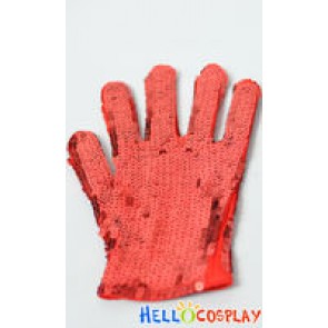 Michael Jackson Red Gloves