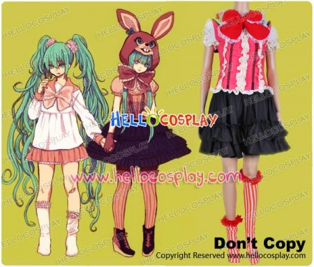 Vocaloid Hatsune Miku Lots of Laugh Cosplay Costume Dress