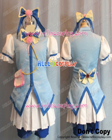 Yes PreCure 5 GoGo Cosplay Cure Aqua Karen Minazuki Costume