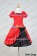 Lolita Dress Classical Lace Victorian Lolita Red Black Dress Cosplay Costume