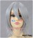 Silver Grey Blonde Short Layered Cosplay Wig