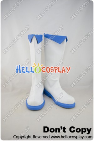 Vocaloid 2 Cosplay Shoes Megpoid Gumi White Boots