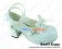 Mirror White Bow Crossing Straps Chunky Princess Lolita Shoes