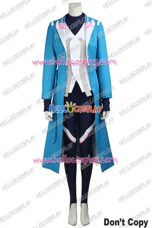 Pokemon GO Blanche Female Blue Cosplay Costume