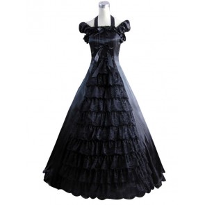 Southern Belle Civil War Lolita Ball Gown Dress Black Dress