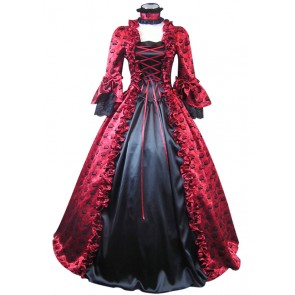 Victorian Lolita Satin Wedding Gothic Lolita Dress