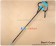 Vocaloid Hell-type Human Zoo Cosplay Isshokusokuhatsu Zen Staff Stick Weapon