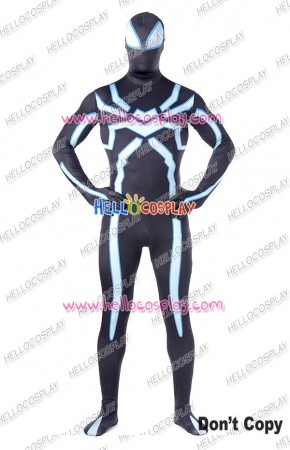 Spider Man Peter Parker Cosplay Costume Jumpsuit Black