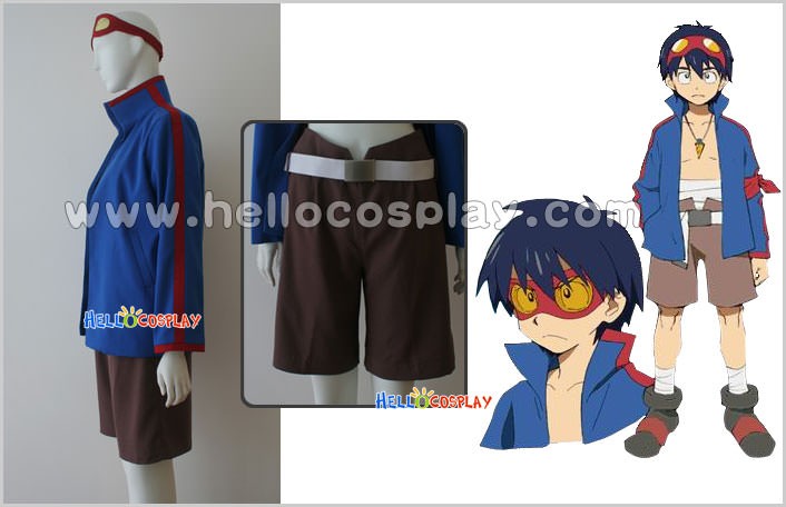 Cosplay Tengen Toppa Gurren Lagann Simon Costume Any Size