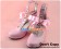 Pink Bow Strap Stiletto Princess Lolita Shoes