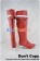 Vocaloid 2 Cosplay Rock Shorter Red Boots