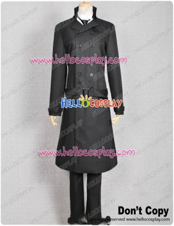 Black Butler 2 Kuroshitsuji II Costume Sebastian Michaelis Coat