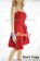 Party Cosplay Red Lady Ball Gown Sling Dress Costume