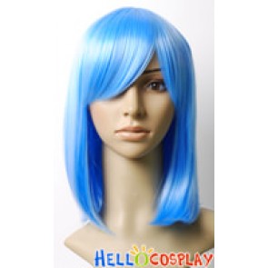 Blue 45cm Cosplay Straight Wig