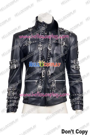 Beat It Michael Jackson Cosplay Costume Jacket Coat Leather Version