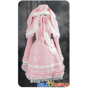 Sweet Bunny Lolita Dress Cape Jacket Cosplay Costume