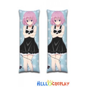 Kawaii Girl Cosplay Body Size Pillow Black Dress