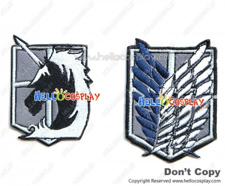 Attack On Titan Cosplay Constitution Legion Embroidered Stickers