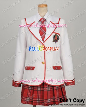 Daitoshokan No Hitsujikai Cosplay Girl Uniform Tie Ver Costume