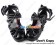 Princess Lolita Shoes Black Matte Heart Shaped Buckles Ankle Crossing Straps Bows