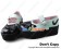 Lolita Shoes Sweet Single Strap Mint Green Mirror Black Cartoon Cat Blocking