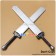 Unlight Cosplay Juggernaut Abel Double Pole Broadsword Weapon