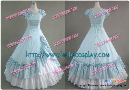 Southern Belle Lolita Cotton Ball Gown Evening Dress