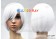 White Bobo Cosplay Short Wig