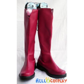 SM Cosplay Red Long Boots