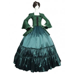 Victorian Lolita Reenactment Theatre Punk Lolita Dress Olive