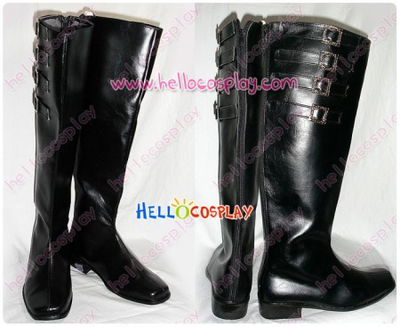 Devil May Cry 2 Cosplay Dante Boots Black Long