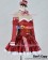 Noucome Cosplay Chocolat Red Dress Costume Satin Ver