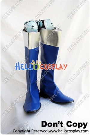 Tokusou Sentai Dekaranger Cosplay Blue Boots