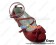 Wine Red Ruffle Sweet Chunky Princess Lolita Shoes