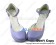 Light Violet Ankle Strap Lolita Shoes With Detachable Bow