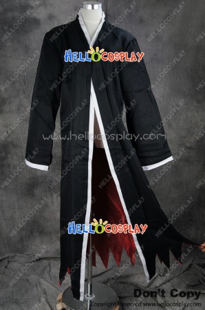Bleach Cosplay Ichigo Kurosaki Trench Coat Cloak Costume
