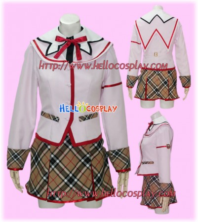 Cosplay School Girl Uniform Check Skirt