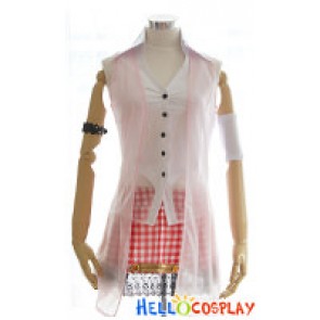 Final Fantasy 13 XIII Cosplay Serah Farron Dress Costume