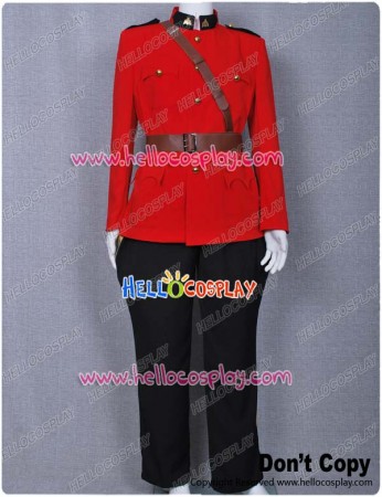 Due South Mountie Serge Cosplay Costume