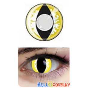 Yellow Snake Eyes Cosplay Contact Lense